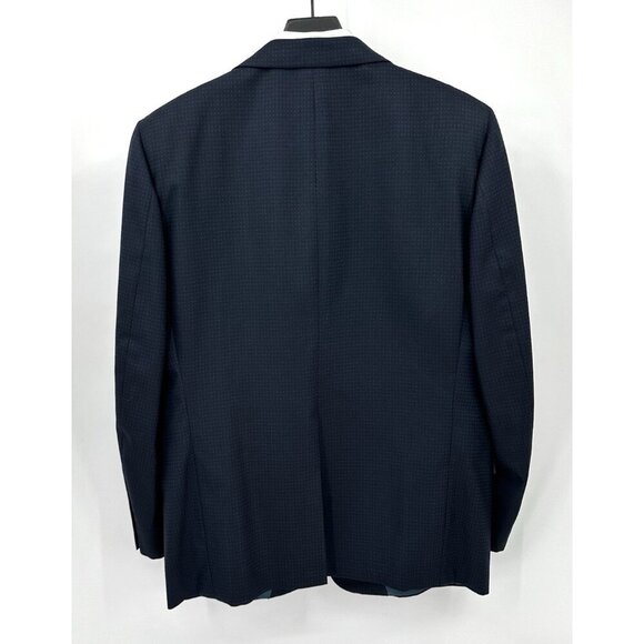 vintage 70s BOTANY 500 jacket blazer sport coat polyester check two button 44R - Picture 6 of 8